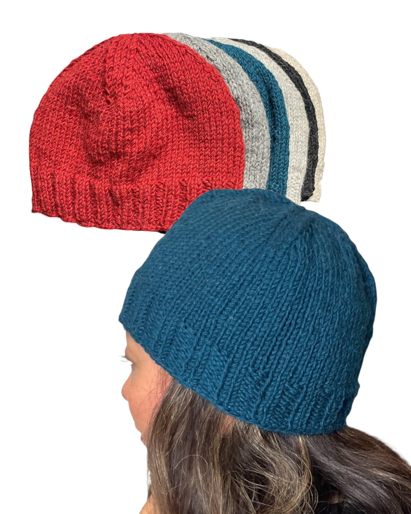 „Mero“ – Handgestrickte Nepal-Beanie Farben