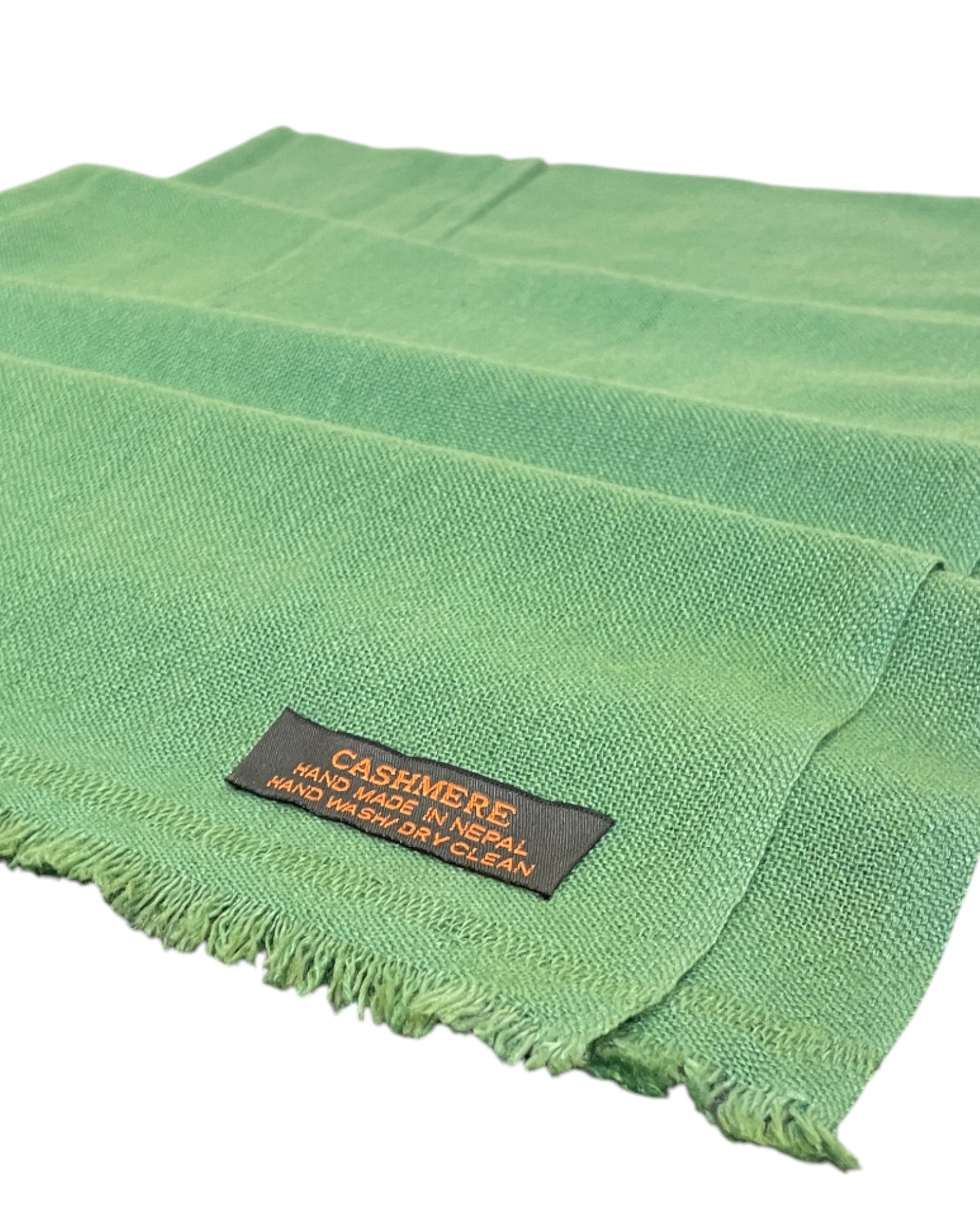 „Muted Olive“ – Reiner Kaschmir Schal Hand made in nepal