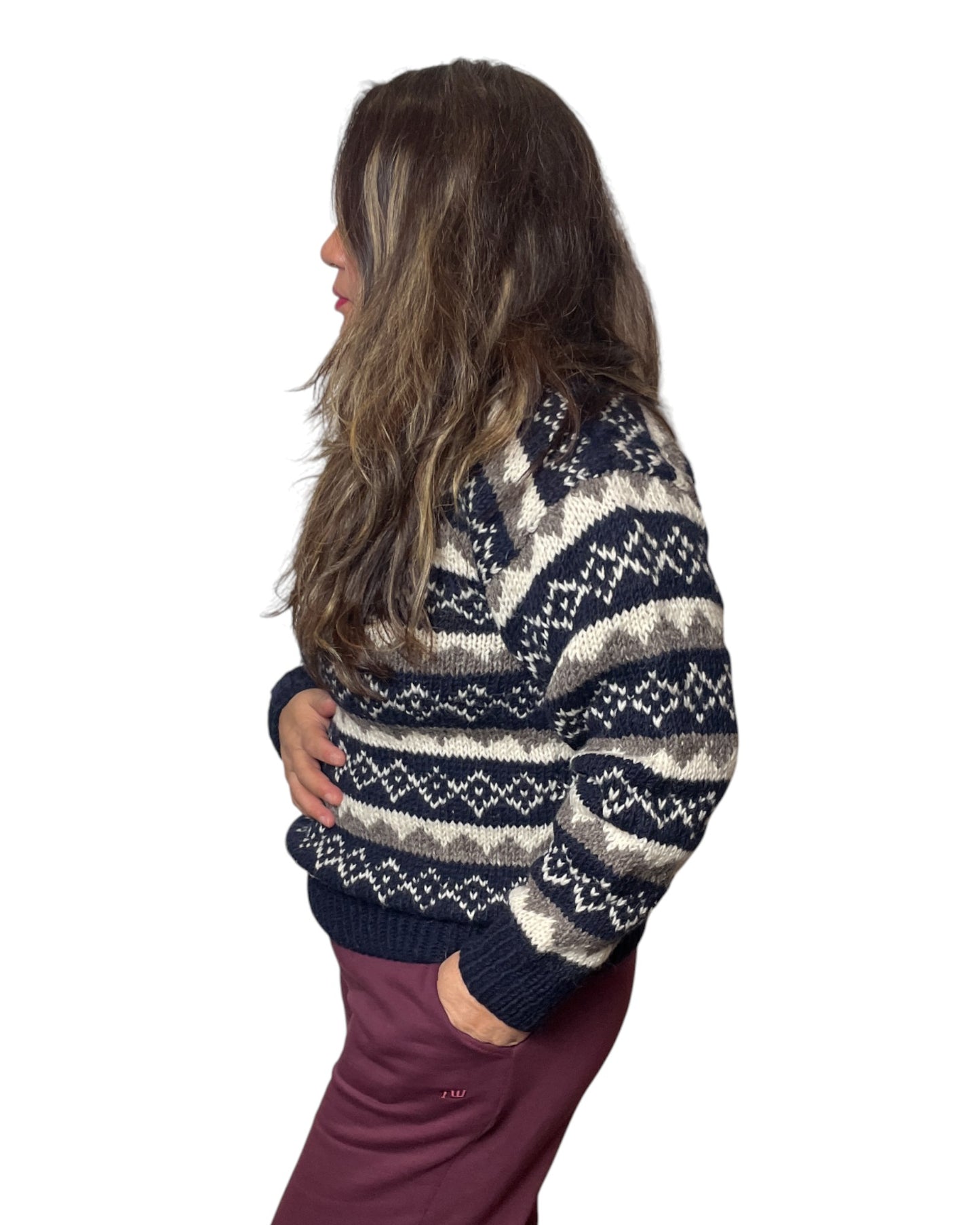 „Namilo“ – Handgestrickter Nepal-Pullover seite