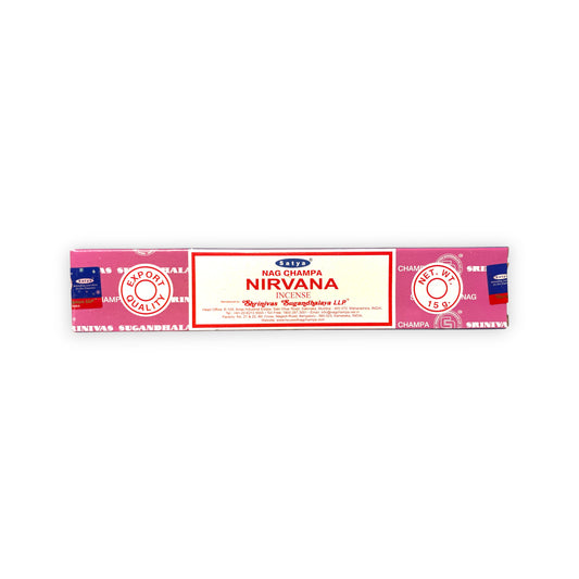 Nirvana Satya Original Räucherstäbchen 15 g – Nag Champa aus Indien, handgefertigt