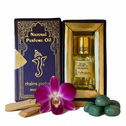 Orchidee - Chakra Ölparfüm Verpackung