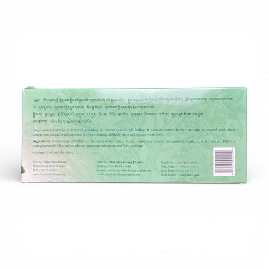 Original Oogmi Daewae Menja Verpackung Men-Tsee-Khang Dharamsala