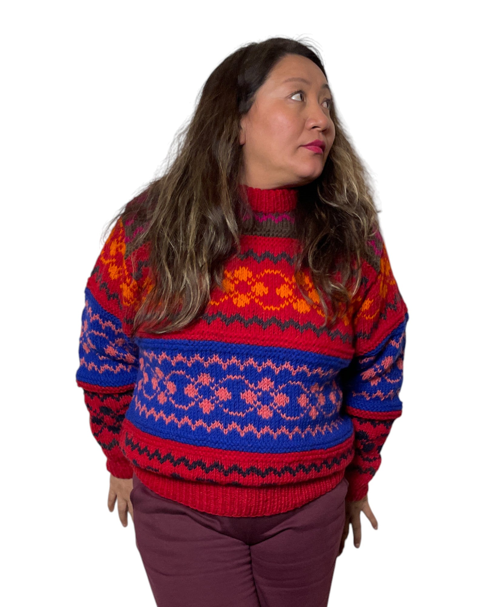 Pahira_Handgestrickter_Nepal-Pullover_bequem
