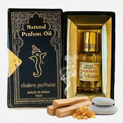 Palo Santo - Chakra Ölparfüm Verpackung