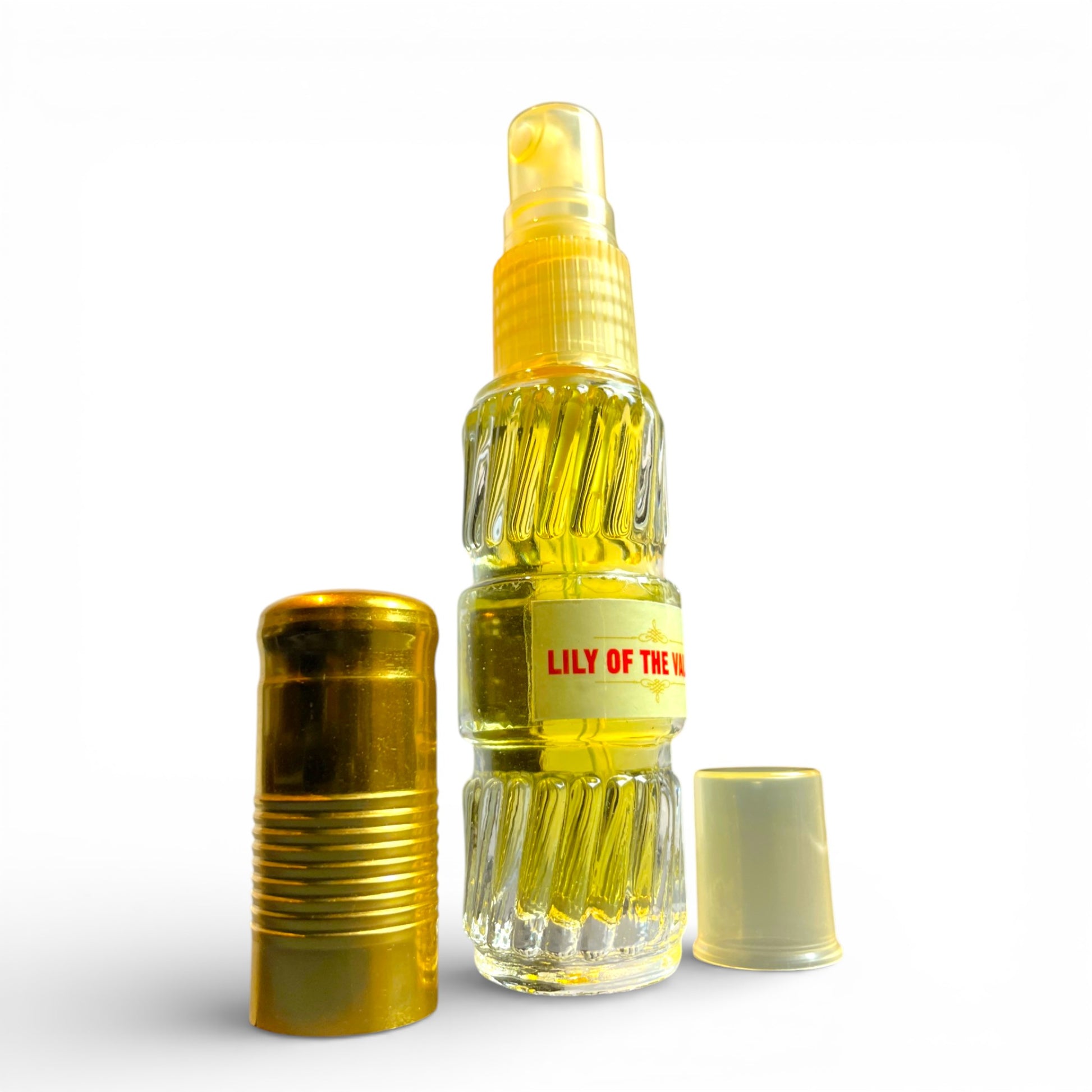 Produktfoto Maigloeckchen Lily of the Valley Natuerliches Spray Parfuem mit abgenommener Goldkappe