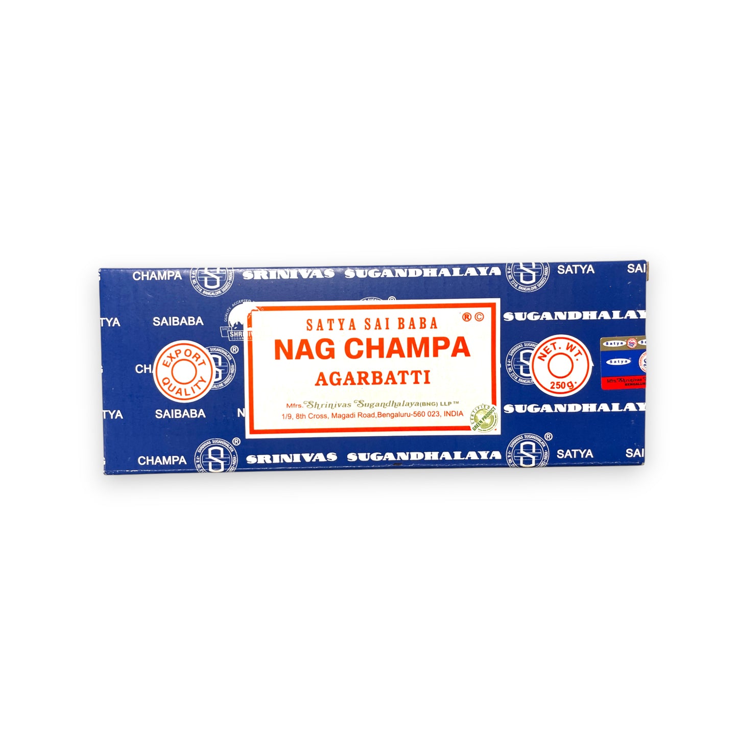Satya Nag Champa Räucherstäbchen – handgerollt, süsslich, 🧘 für Meditation, Yoga und Raumreinigung 250g