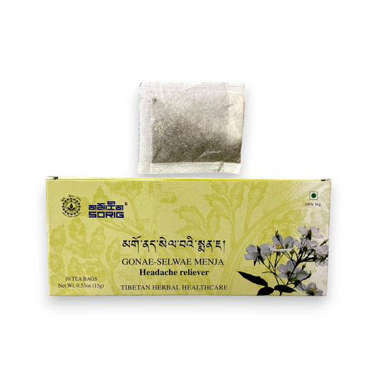 Sorig Headache Relief Tea 10 Teebeutel tibetischer Kraeutertee gegen Kopfschmerzen