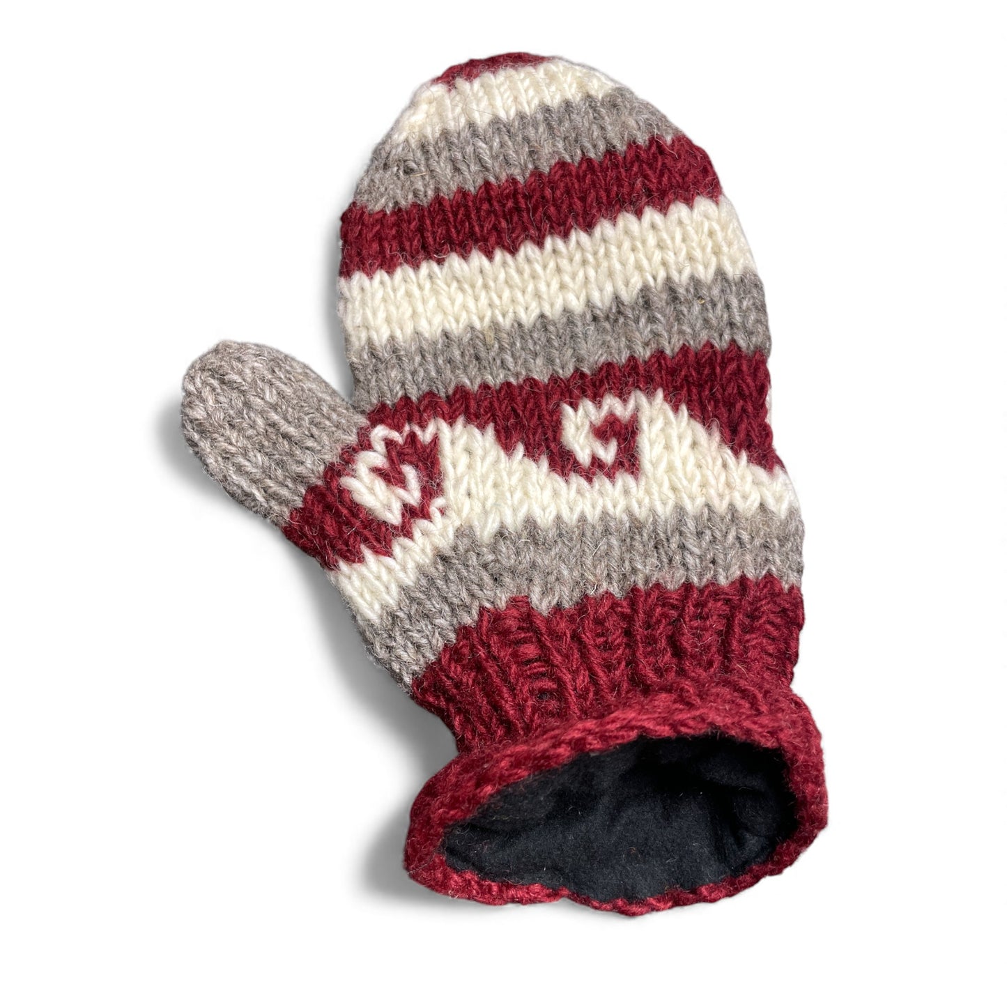 Strick „Lhotse“ – Handgestrickte Nepal-Fäustlinge