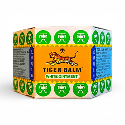 Tiger Balm White Original Weisser Tigerbalsam 9 ml Packung Inhaltsstoffe und Anwendung Himalaya Vibes Bern