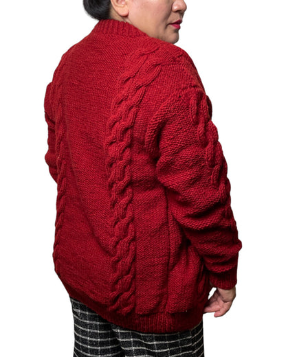 Timal – Handgestrickter Nepal-Cardigan seite