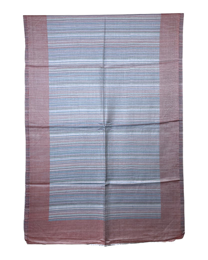 Wendeseite A: Gestreiftes Zentrum mit Altrosa Rand
