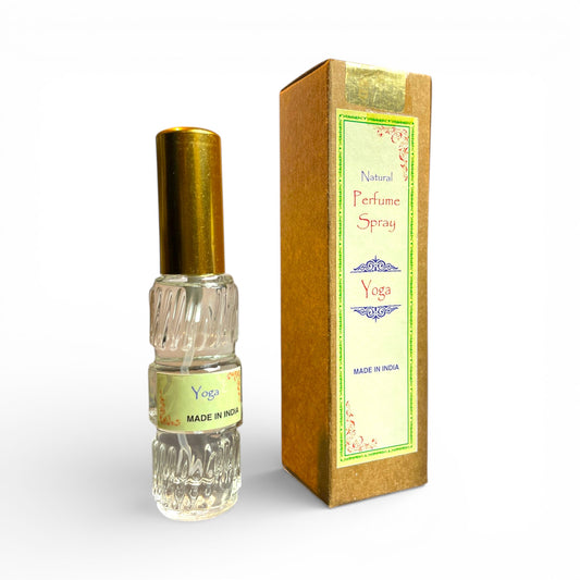 Yoga Natuerliches Spray Parfuem 50 ml Flasche mit Verpackung Himalaya Vibes Bern