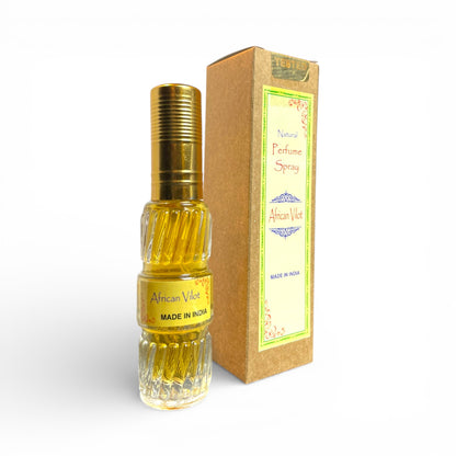 african violet natuerliches spray parfüm 50 ml flasche mit karton verpackung himalaya vibes bern