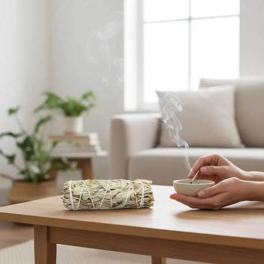 anzünden Salbei Räucherbündel – nachhaltig, handgebunden, 🧘 für Meditation, Smudging, Yoga & Raumreinigung