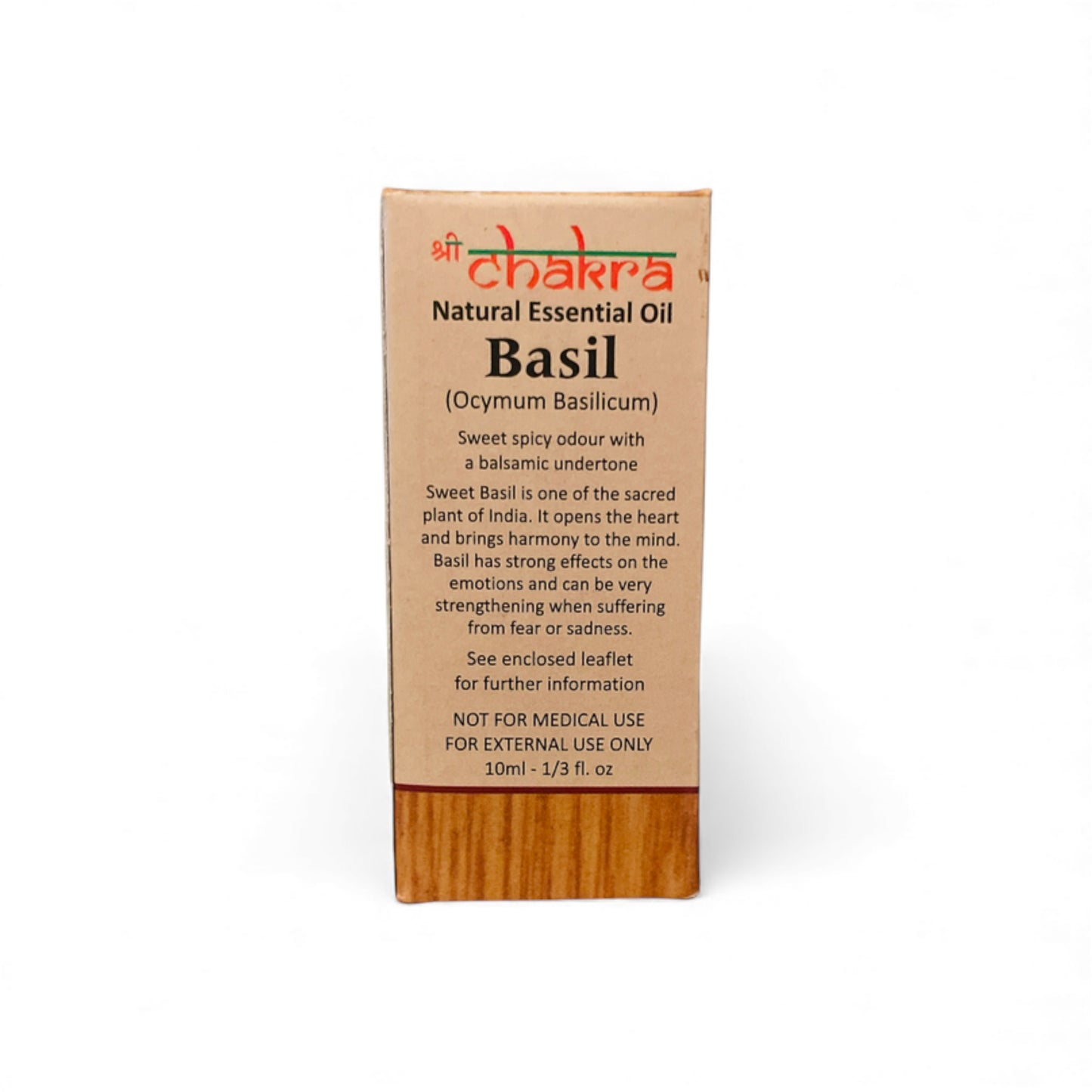 Chakra Natürliches Essential Öl Basilikum, 10ml