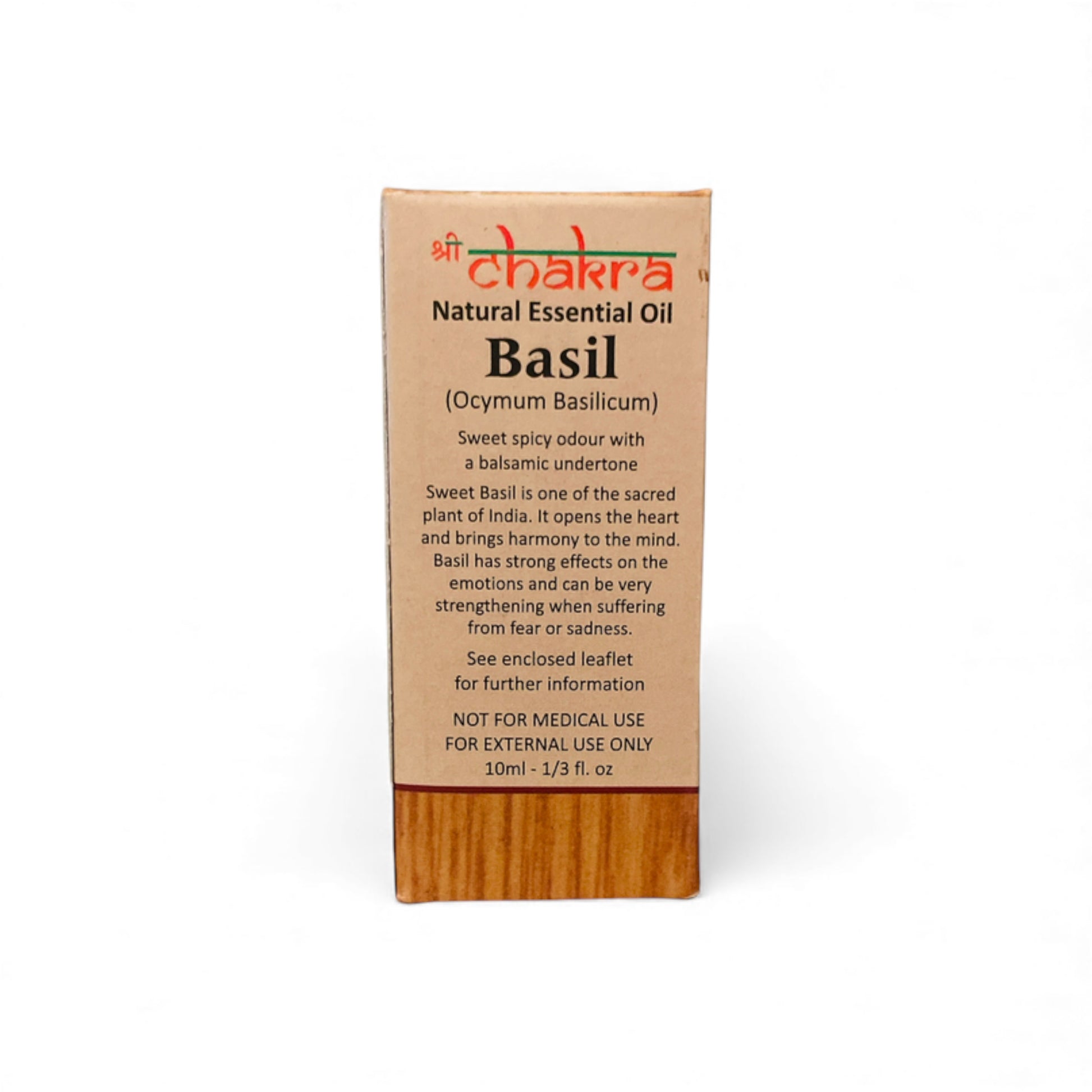 Chakra Natürliches Essential Öl Basilikum, 10ml