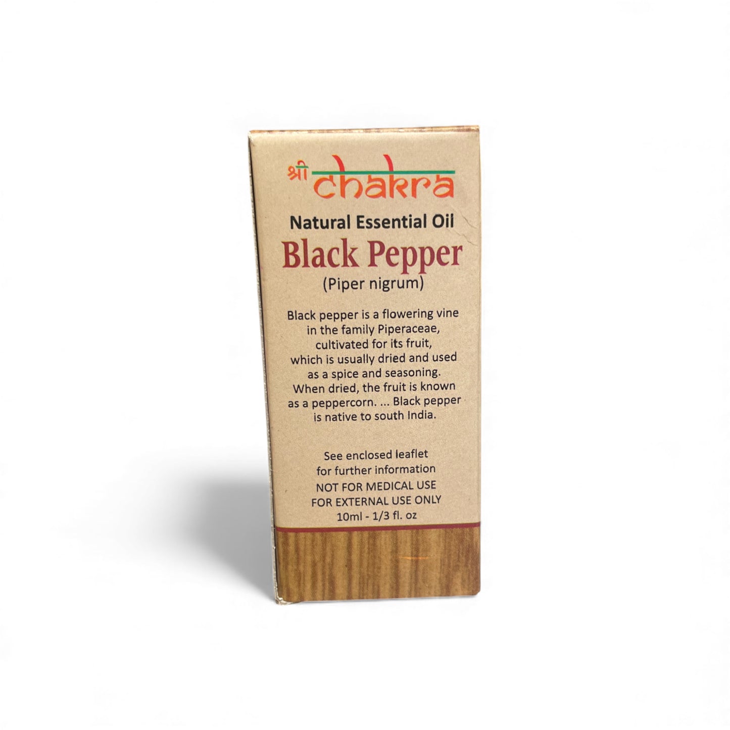 Chakra Natürliches Essential Öl Schwarzer Pfeffer, 10ml