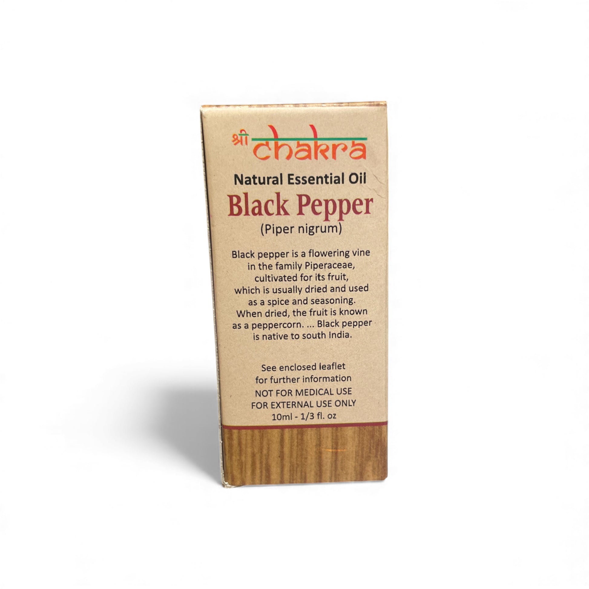 Chakra Natürliches Essential Öl Schwarzer Pfeffer, 10ml