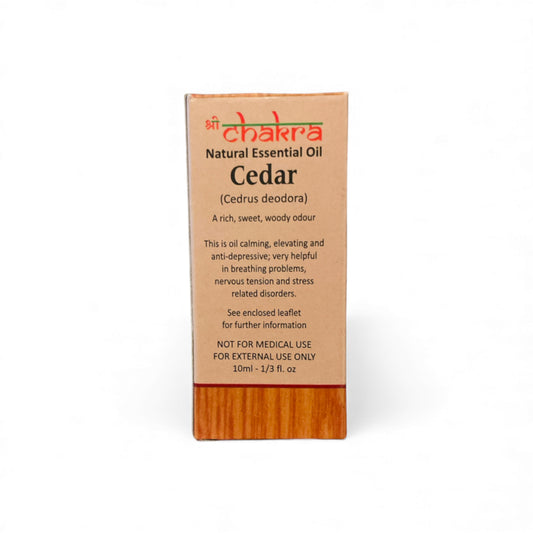 Chakra Natürliches Essential Öl Zeder, 10ml