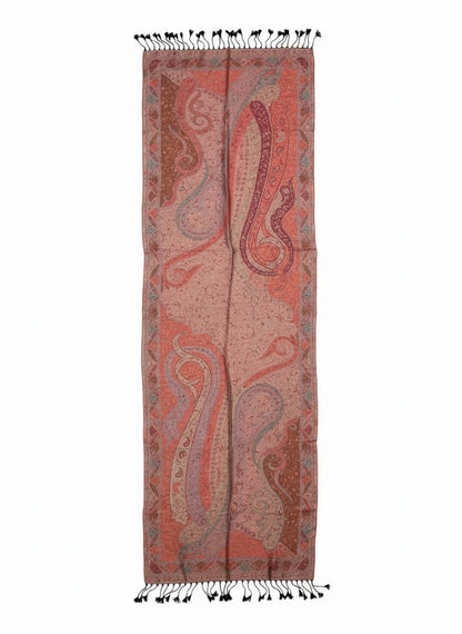 Indischer Paisley-Schal – Mahogany Haze