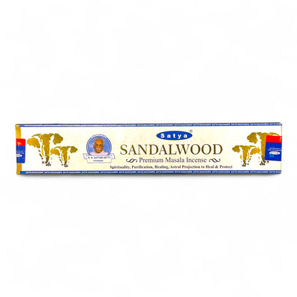 Sandalwood Satya Premium Masala Räucherstäbchen 