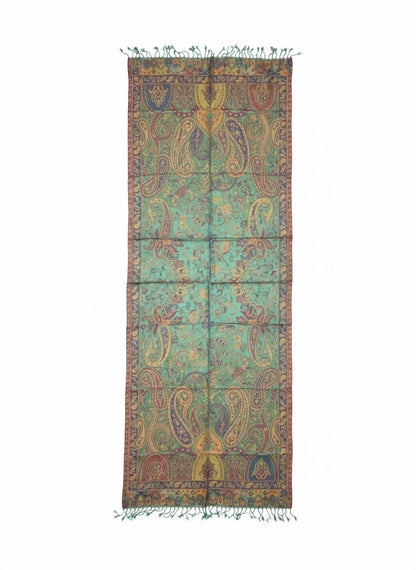 Indischer Paisley-Schal – Jade and Amethyst