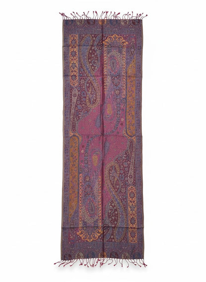 Indischer Paisley-Schal – Crimson Moon