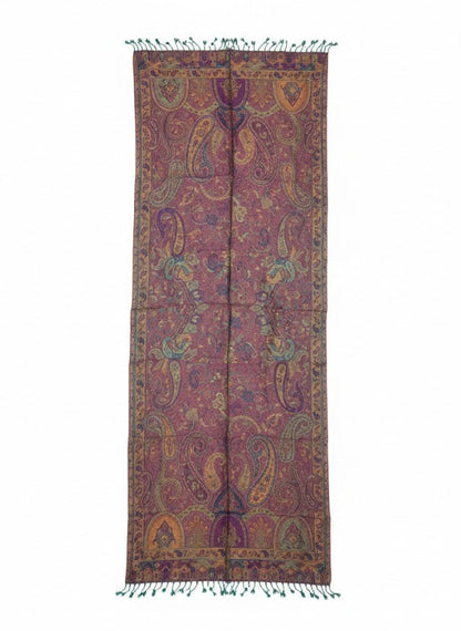 Indischer Paisley-Schal – Jade and Amethyst