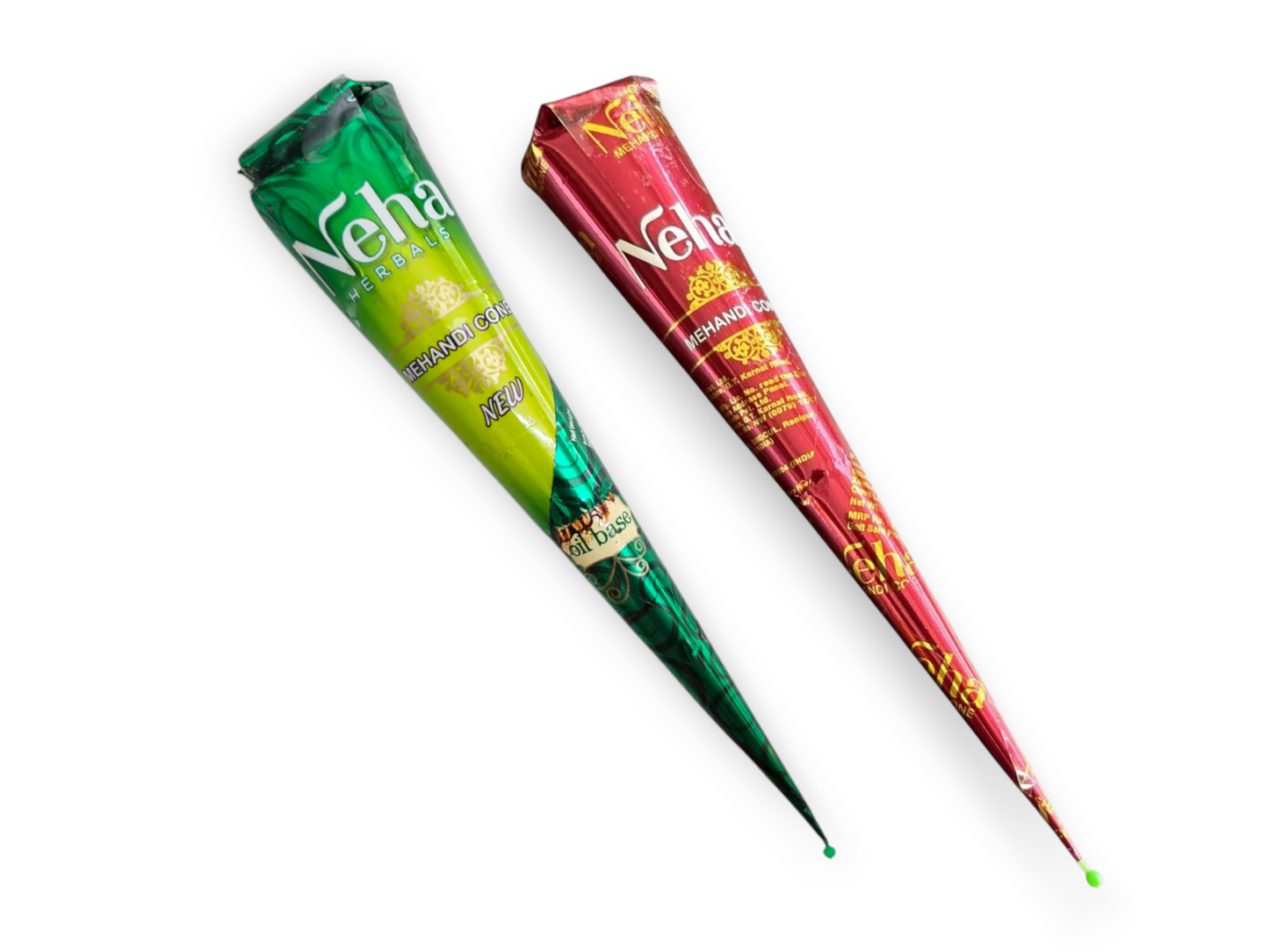 Neha Henna Mehandi Paste Cone – Natural Brown / Maroon, 25 g