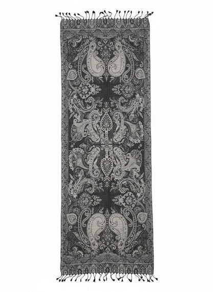 Indischer Paisley-Schal – Lunar Shadow