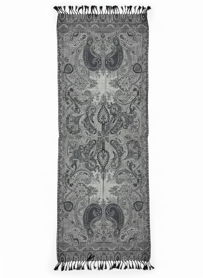 Indischer Paisley-Schal – Lunar Shadow