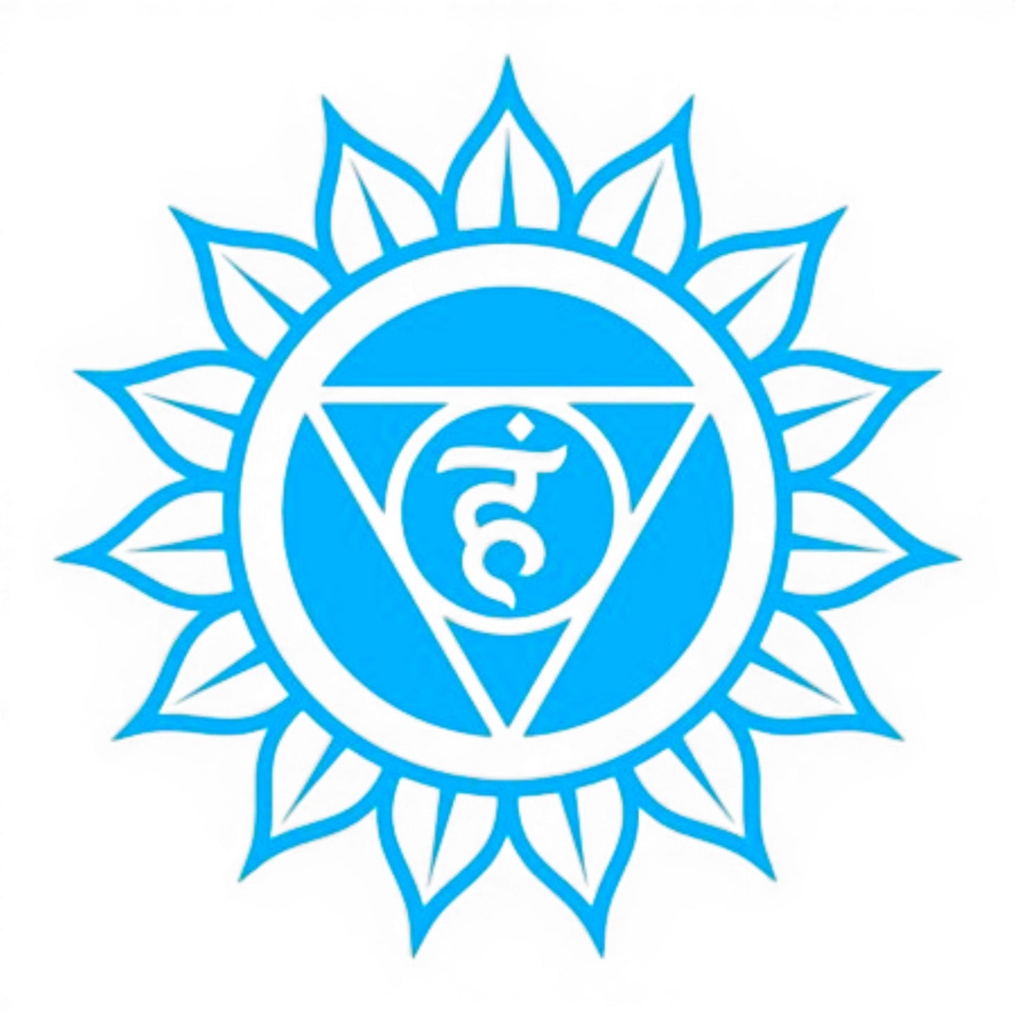 Hellblaues Halschakra Symbol Vishuddha – Himalaya Vibes Bern, Tibet Laden & Online Shop Schweiz
