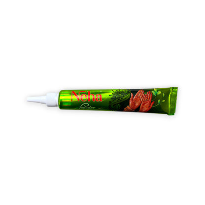 Neha Henna Mehandi Paste Tube – Natural Brown / Black, 25 g