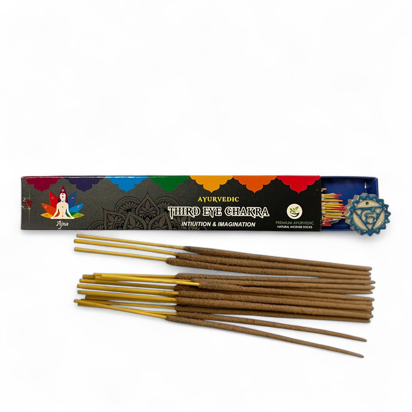 Ayurvedic 7 Chakra Starter Set – Einzeln oder als ganze Box (mit Chakra-Halter)