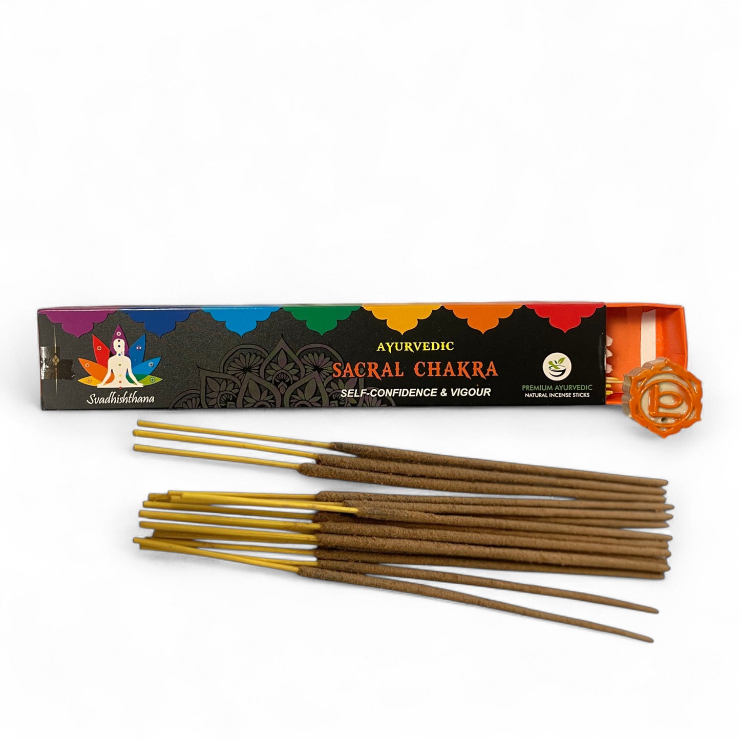 Ayurvedic 7 Chakra Starter Set – Einzeln oder als ganze Box (mit Chakra-Halter)