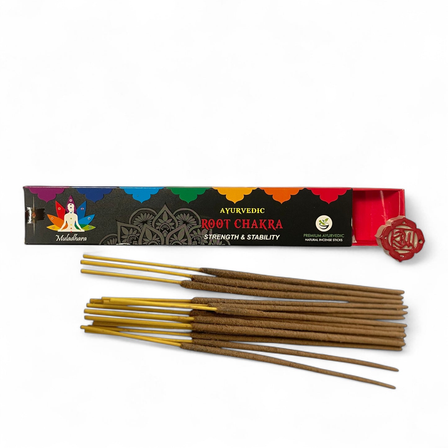 Ayurvedic 7 Chakra Starter Set – Einzeln oder als ganze Box (mit Chakra-Halter)