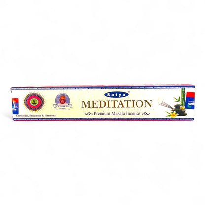 Meditation Satya Premium Masala Räucherstäbchen