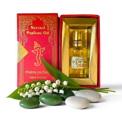 Lily of the Valley Chakra Parfümöl Roll-On 10 ml – natürliches Duftöl aus Indien | Himalaya Vibes
