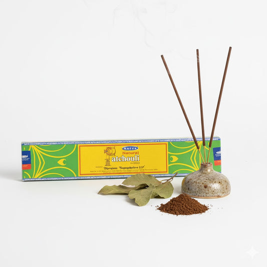 Patchouli Natural Series - Satya Räucherstäbchen 15g