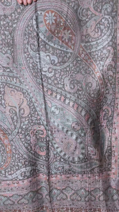 Bordüre Detail: Ornament Bordüre Paisley Schal Video