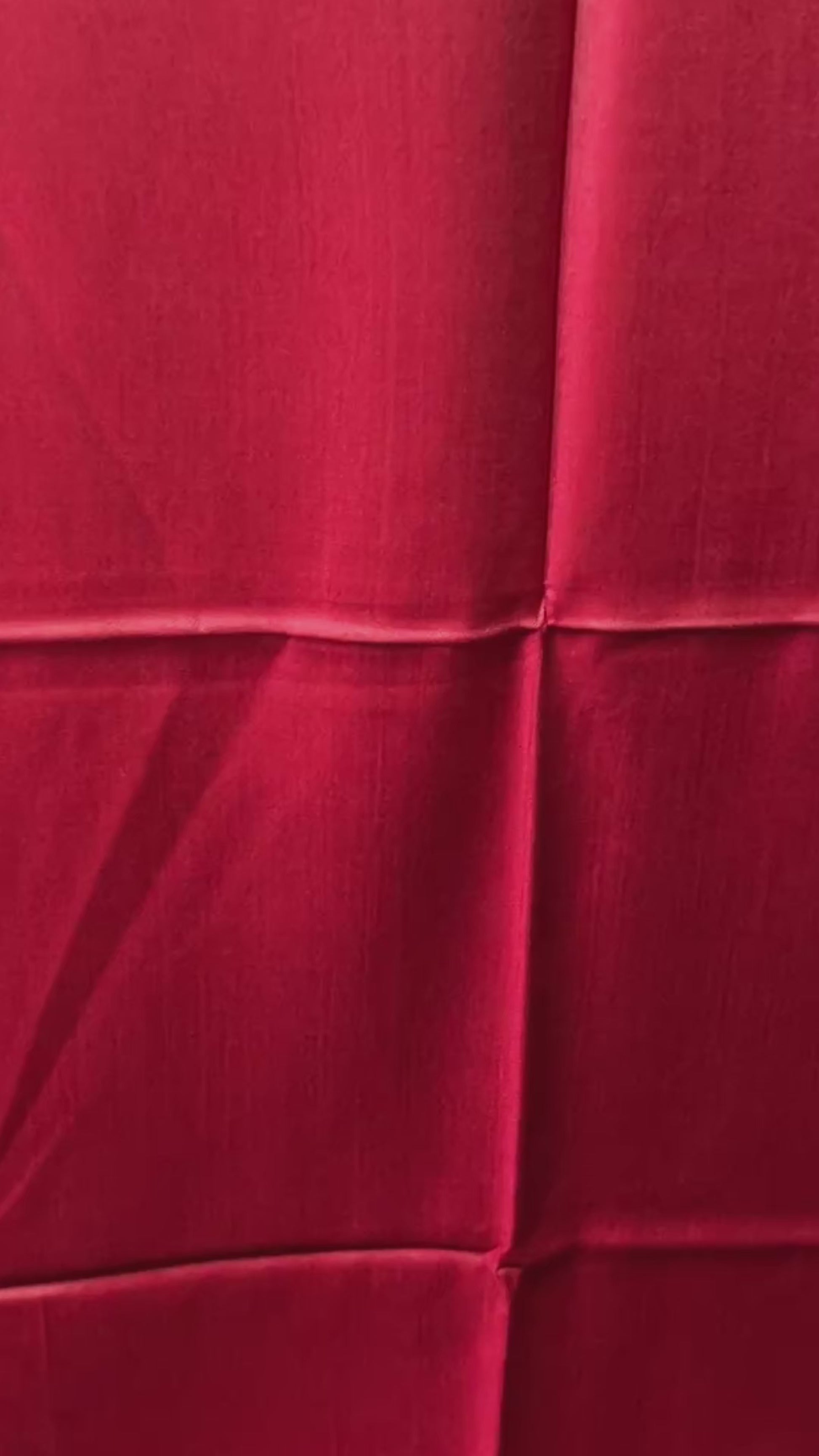 Luxuriöser Seidenschal aus Indien in Kirschrot & Gold, wendbares Seidentuch, Damen Seidenschal, Seidentuch Haare, Unisex, 200x75 cm video