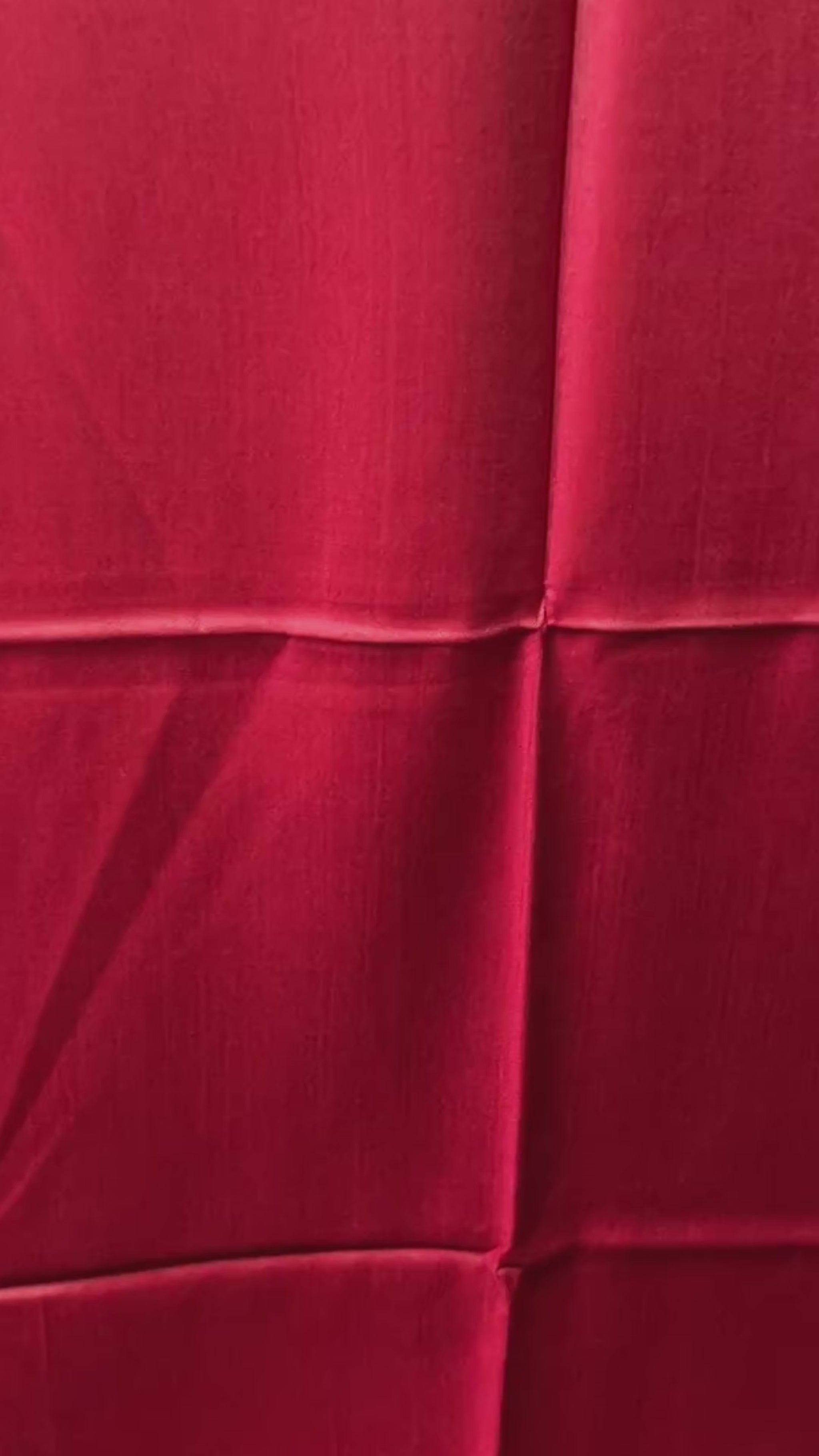 Luxuriöser Seidenschal aus Indien in Kirschrot & Gold, wendbares Seidentuch, Damen Seidenschal, Seidentuch Haare, Unisex, 200x75 cm video