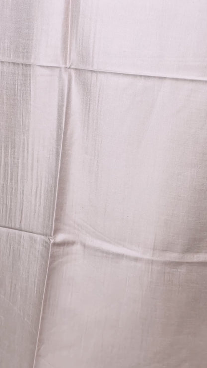 Seidenschal aus Indien in Puderrosa mit feinem Muster – luxuriöses Seidentuch für Damen & Haare, Unisex video