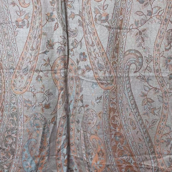 Getragen: Unisex Paisley Schal Damen Herren Stola video