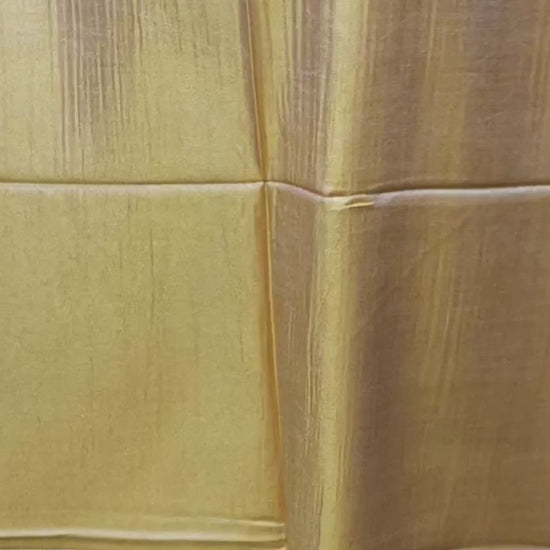 Luxuriöser Seidenschal aus Indien in Goldgelb mit Wende-Optik, Seidentuch Damen, Seidenschal für Haare, Unisex, 200x75 cm Video