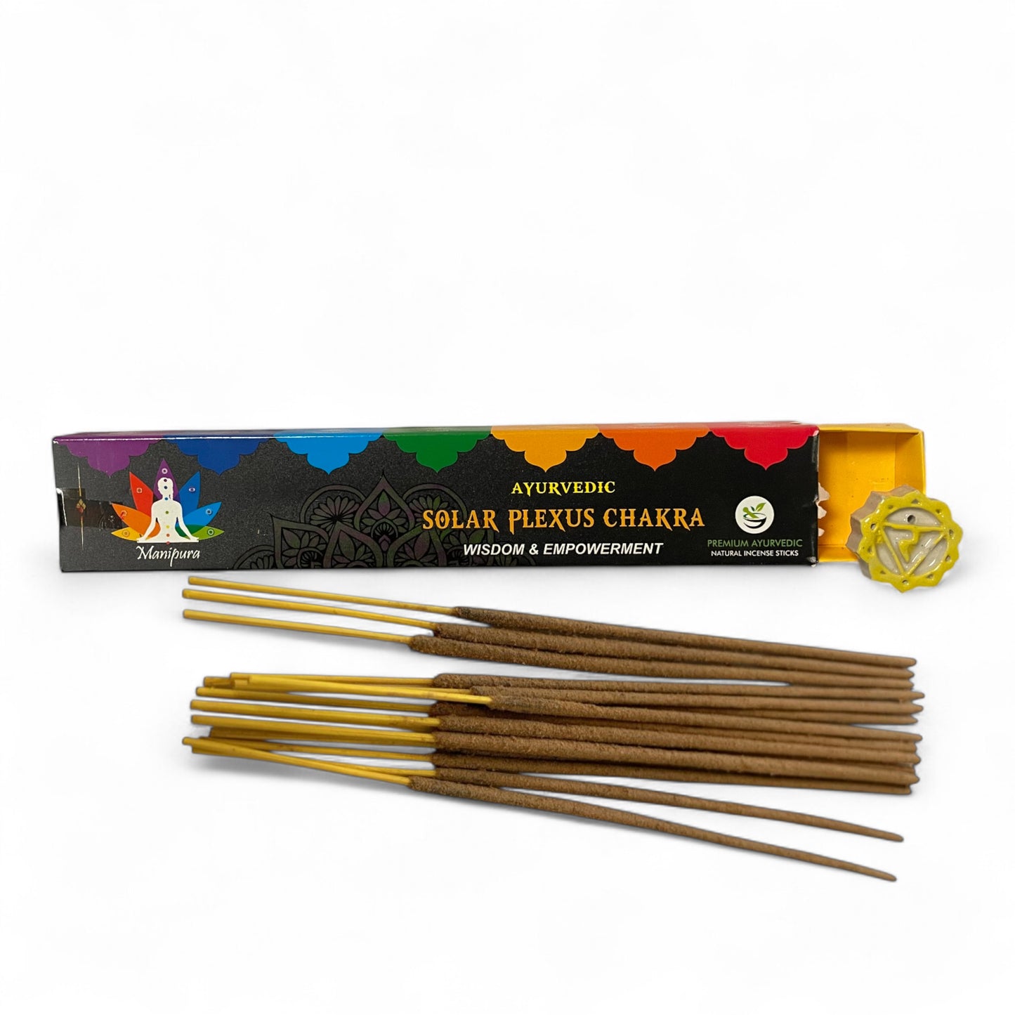 Ayurvedic 7 Chakra Starter Set – Einzeln oder als ganze Box (mit Chakra-Halter)