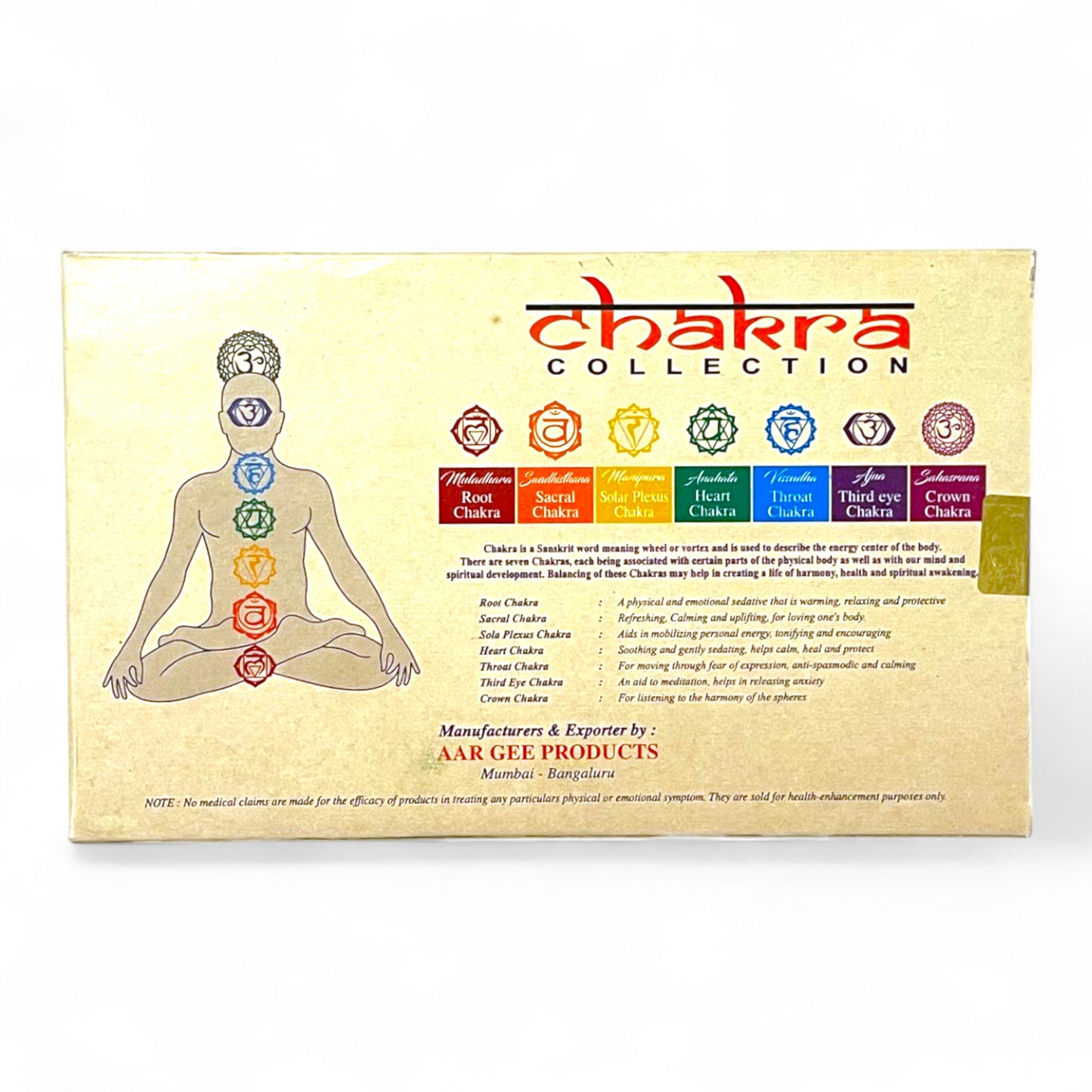 Chakra Collection – Natural Incense Sticks