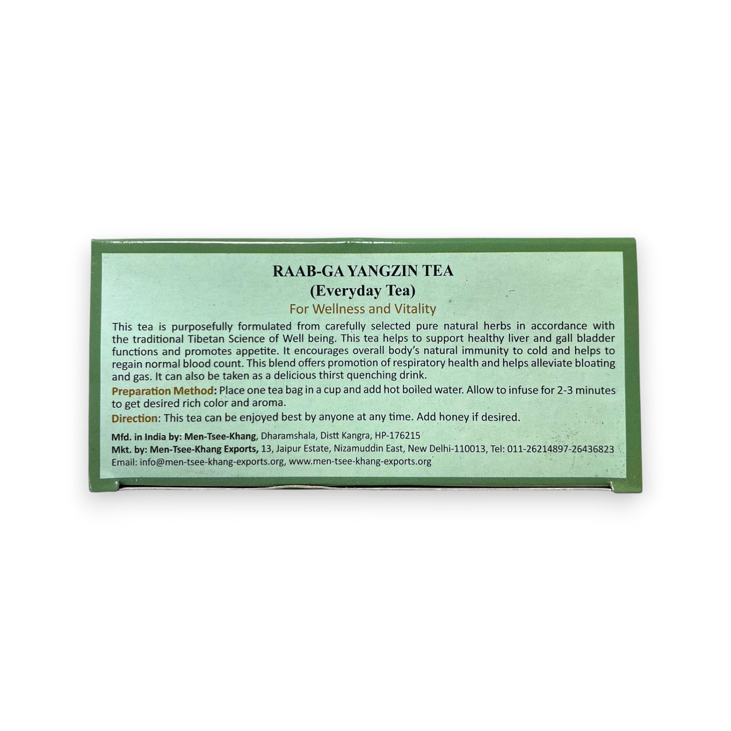 Sorig Every Day Tea – Tibetan herbal tea for daily well-being (20 tea bags)