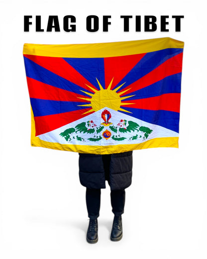 Hochauflösende Ansicht des Original-Designs der tibetischen Nationalflagge