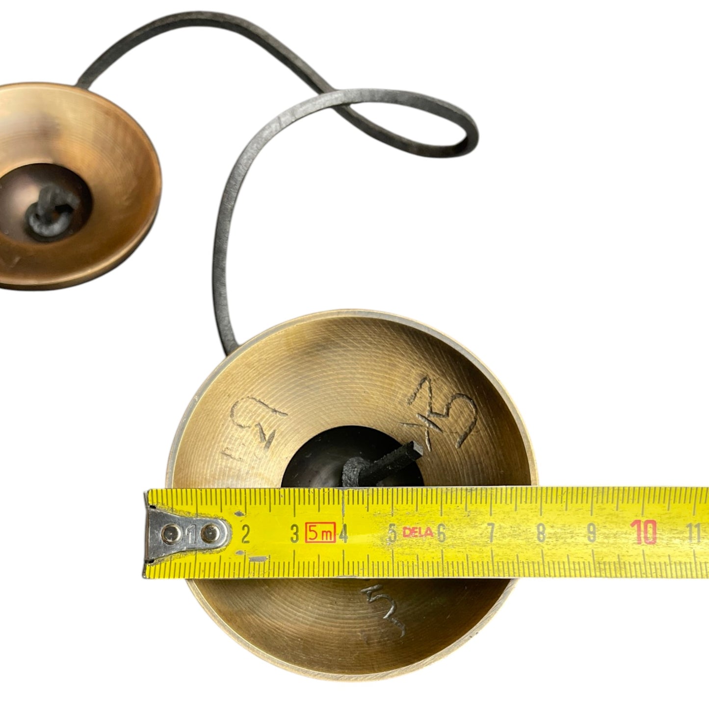 Tingsha Zimbeln 8cm Durchmesser Massband – grösste Zimbel Himalaya Vibes Sortiment Schweiz